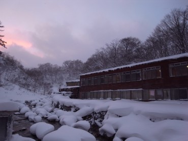 岩手八幡平にある松川温泉へ行きました。大雪でした。