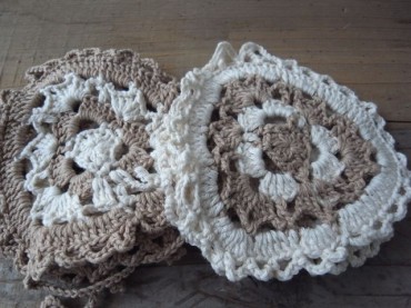 甲あて　夏用オーガニックコットン　サンドベージュ