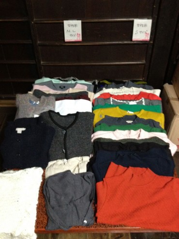 まるでブティック。サイズも用途も一目瞭然☆彡