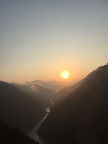 聖地バドリナートへ向かう道のりで。