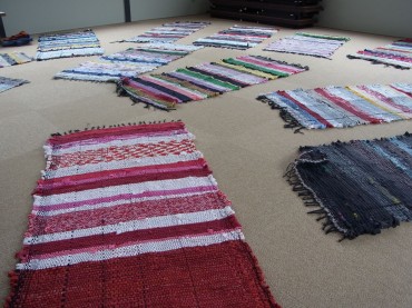 これらのマットが、東京と被災地を繋いでいくんです。