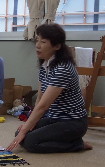 岩泉町で「糸ばた工房」を経営される　和久石タイ子さん