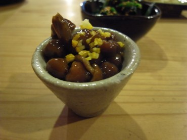 なめこです。ユズさんと一種にきゅるっといただくのでっす。