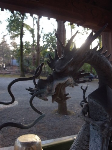 1月31日はお口から出る水が、うごめくままに凍っていました。今日はお水も出ていなかったな？