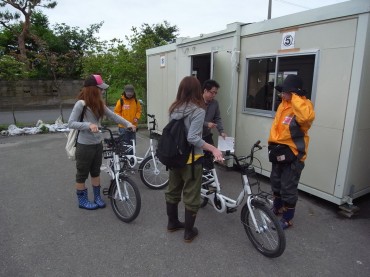 「え〜っ貸自転車なんてあるのお〜すごいじゃないっ」（寺ママ）