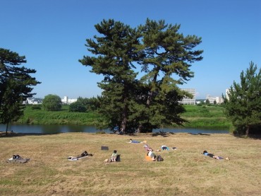 ごろごろ・・・草のいい匂い〜