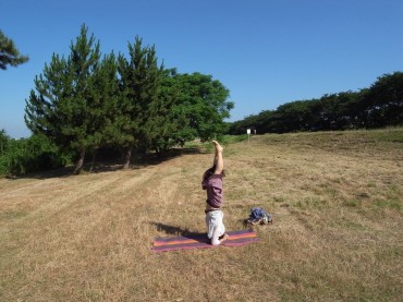 終わってから、タカちゃんさんはエネルギーが巡り巡り逆さになってたよ〜。気持ちよさそお〜