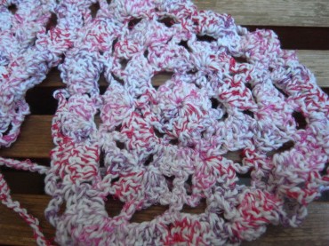 ⑩花房さん作。思わず食べたくなる色合い。ポコポコ毛糸でおいしそ〜