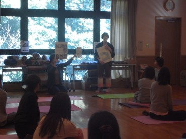 被災者への仕事支援によるボランティアの話を伝えさせて頂きました。