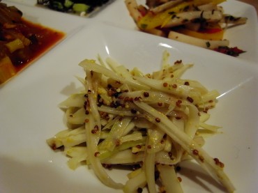 セロリのマスタード和え