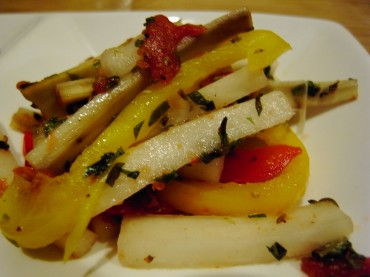 非熱のラタトゥユ。牛蒡も大根もみ～んなフレッシュです。