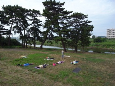 10月のソラヨガは、雨でお休みでした。11月14日は今年最後です！晴れるといいな～